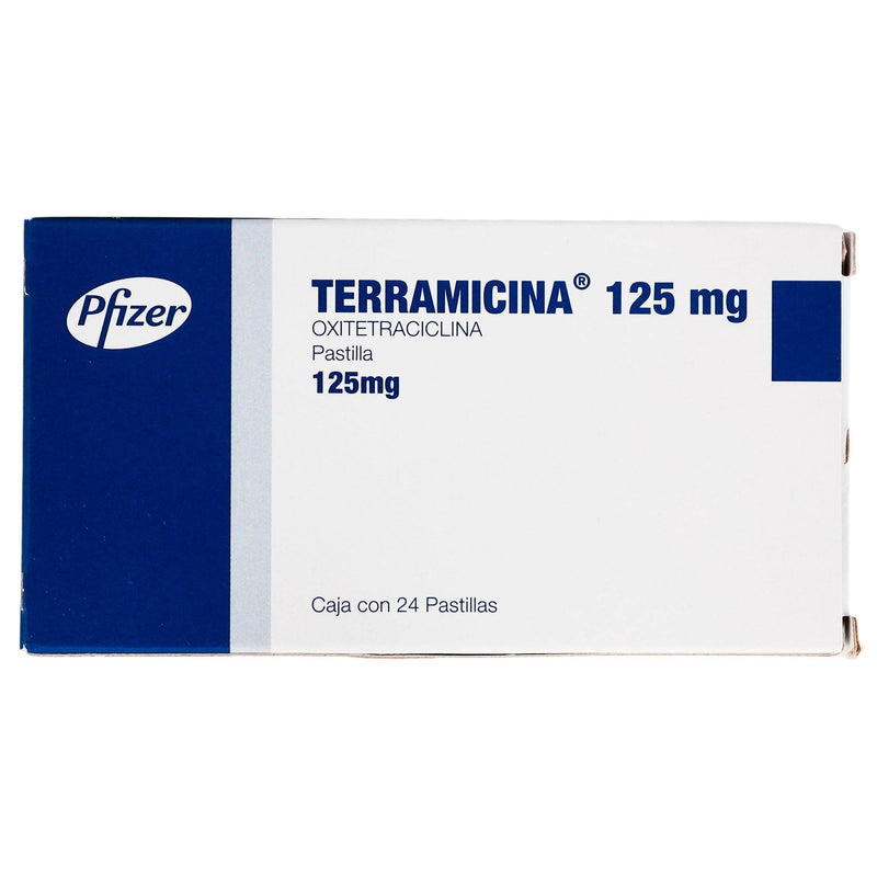 Terramicina Pastillas 125Mg Con 24 (Oxitetraciclina) - WeCare Pharma