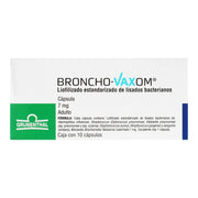 Broncho Vaxom Adulto 7Mg Con 10 Capsulas (Lisados Bacterianos) - WeCare Pharma