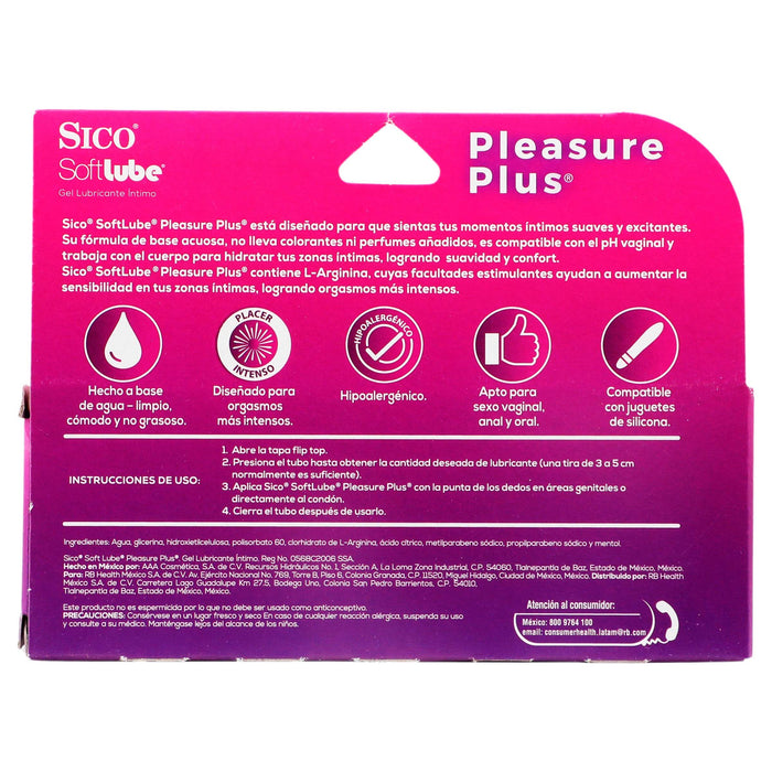Lubricante Softlube Pleasureplus Gel 56.7G - WeCare Pharma