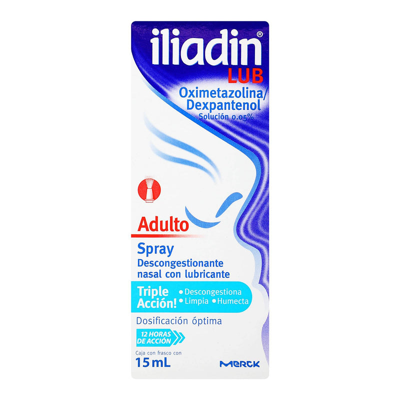 Iliadin Lubricante Ad Spray 0.05% 15Ml (Oximetazolina/Dexpantenol) - WeCare Pharma