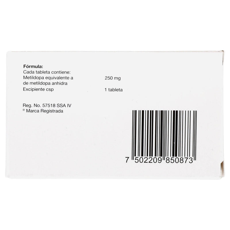 Aldomet 250Mg Con 50 Tabletas (Metildopa) - WeCare Pharma