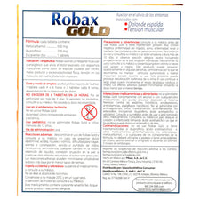 Robax Gold 500/200Mg Con 24 Tabletas (Metocarbamol/Ibuprofeno) — WeCare ...