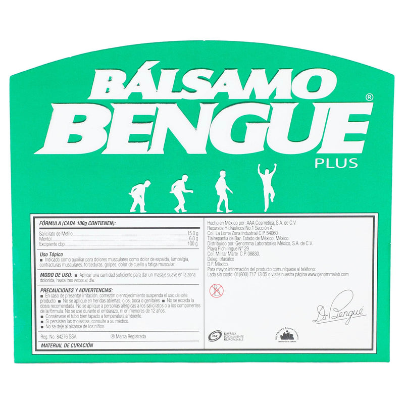 Bengue Plus Balsamo 35G (Salicilato De Metilo/Mentol) - WeCare Pharma