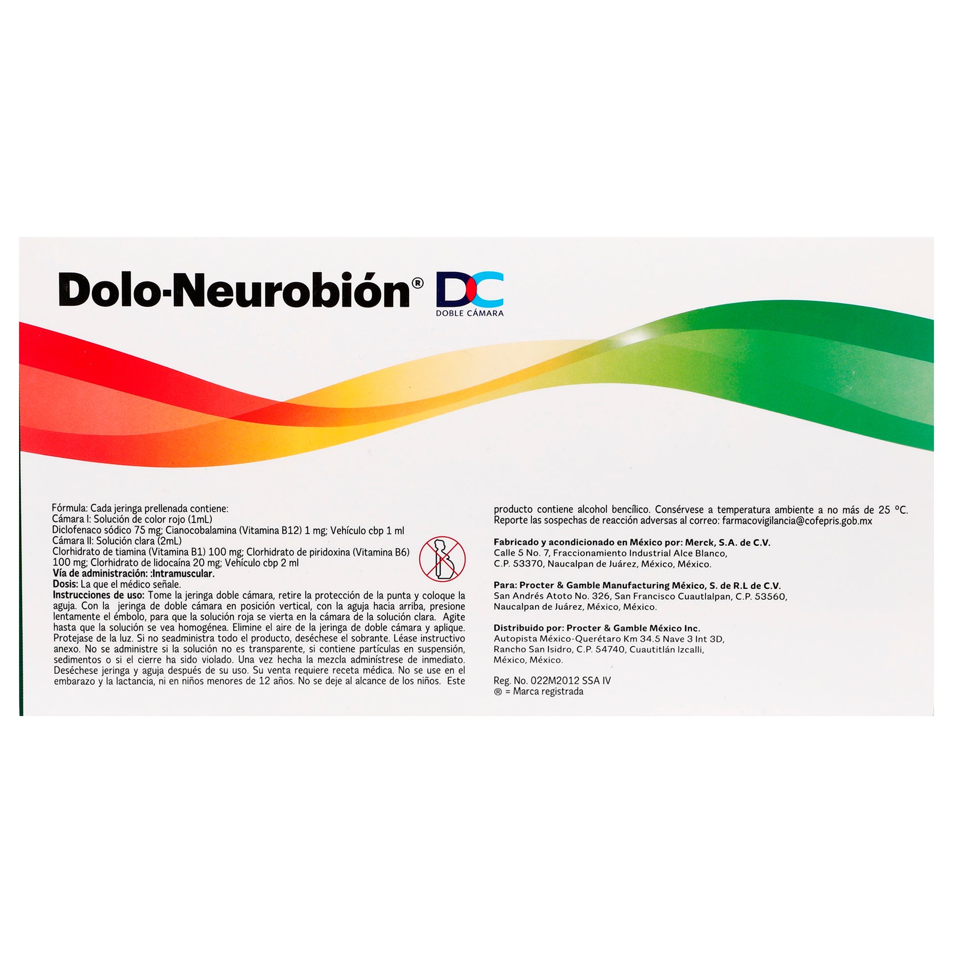 Dolo-Neurobion Dc Jeringa Prellenada Con 3 (Diclofenaco/Vit B) 6 - 7501298217659