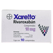 Xarelto 10Mg Con 10 Comprimidos (Rivaroxaban) - WeCare Pharma