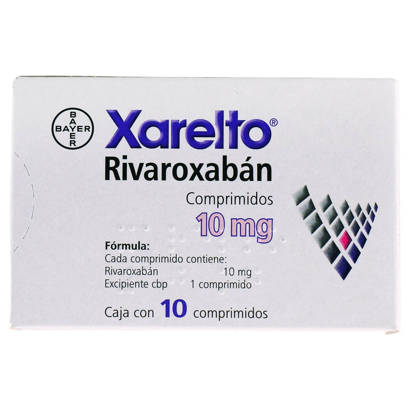 Xarelto 10Mg Con 10 Comprimidos (Rivaroxaban) - WeCare Pharma