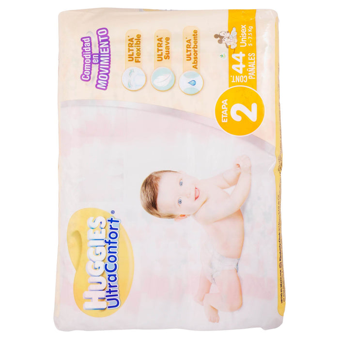 Pañal Huggies Ultra Confort Etapa 2 Con 40 - WeCare Pharma