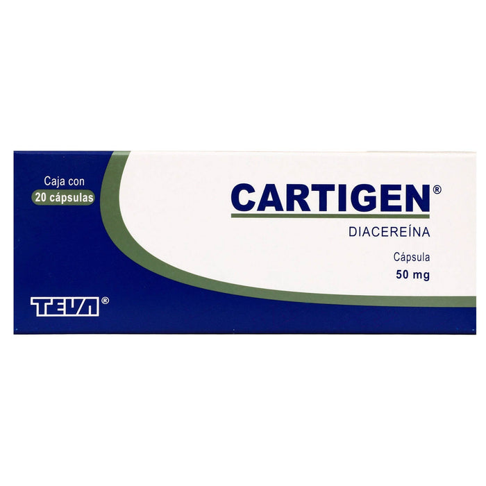 Cartigen (Diacereina) Capsulas 50Mg Con 20 - WeCare Pharma