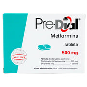 Predial 500Mg Con 60 Tabletas (Metformina) - WeCare Pharma