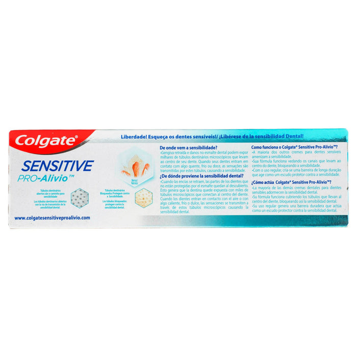 Colgate Pasta Dental Sensitive Pro-Alivio 110G - WeCare Pharma