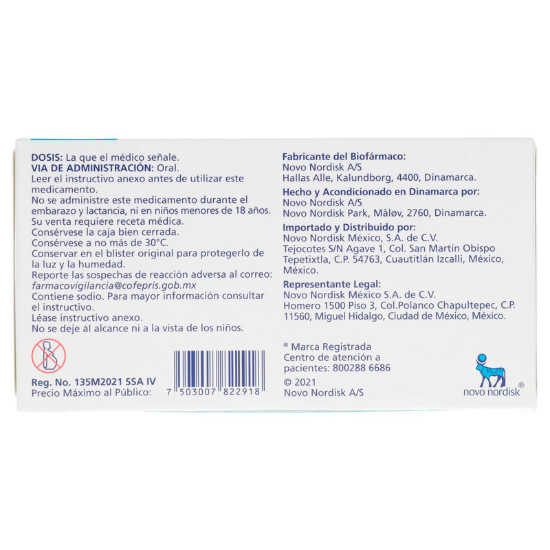 Rybelsus 14Mg Con 30 Tabletas (Semaglutida) - WeCare Pharma