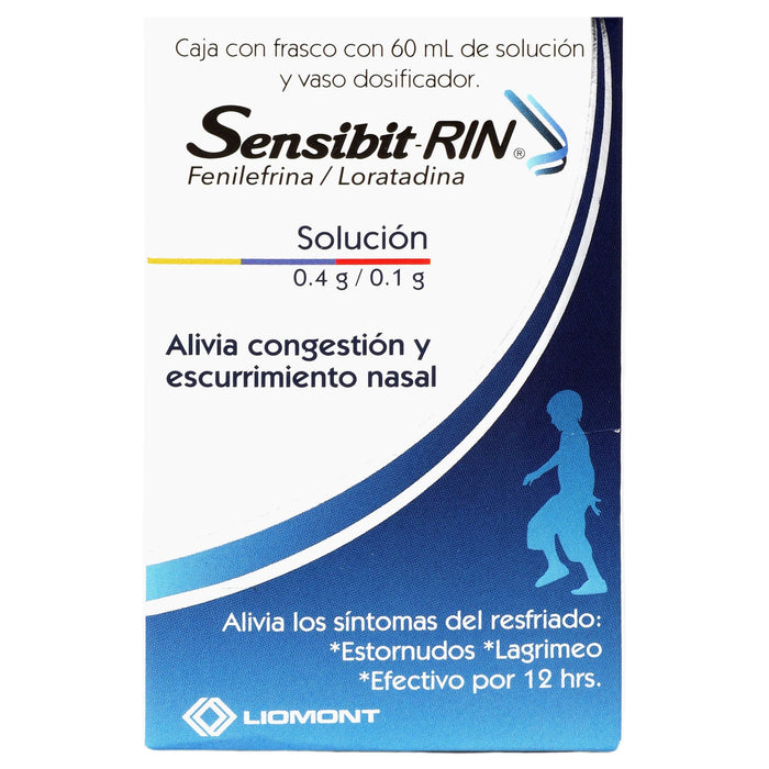 Sensibit-Rin Solución 0.4/0.1G 60Ml (Fenilefrina/Loratadina) - WeCare Pharma