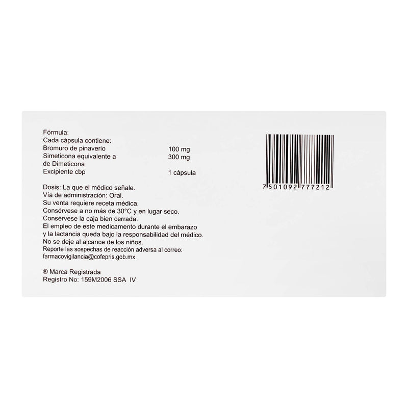 Alevian Duo 100Mg/300Mg Con 32 Capsulas (Pinaverio/Dimeticona) - WeCare Pharma