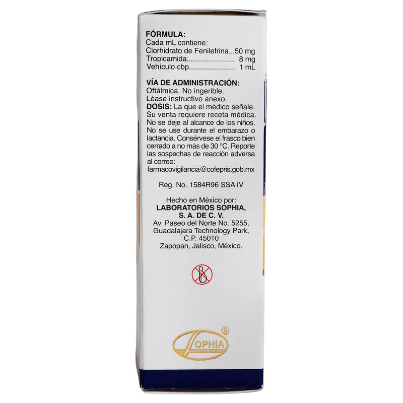 T-P Ofteno Gotas 50Mg/8Mg/Ml 15Ml (Fenilefrina/Tropicamida) - WeCare Pharma