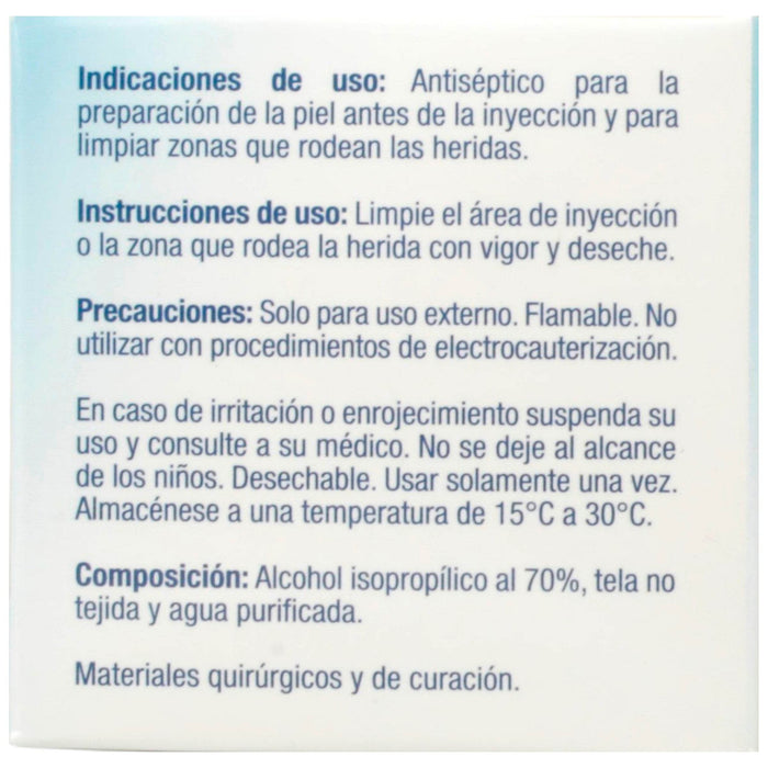 Toallitas Alcohol Protec Con 100 - WeCare Pharma