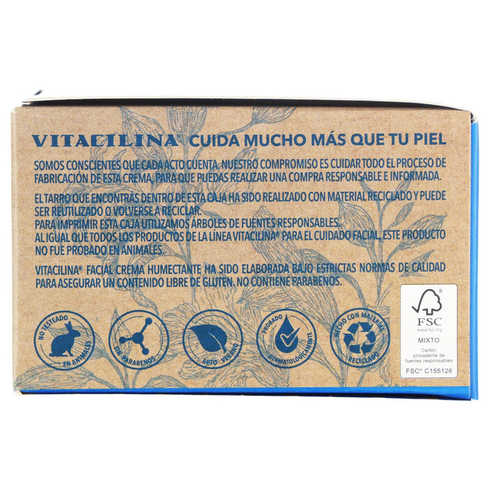 Crema Vitacilina Facial Humectante 100G - WeCare Pharma
