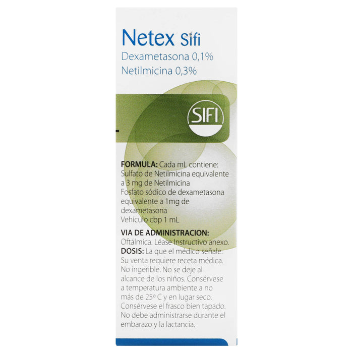 Netex Sifi Gotas 0.1%/0.3% 5Ml (Dexametasona/Netilmicina) - WeCare Pharma