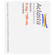 Aclasta Frasco 5Mg 100Ml Ampulas (Acido Zoledronico) - WeCare Pharma