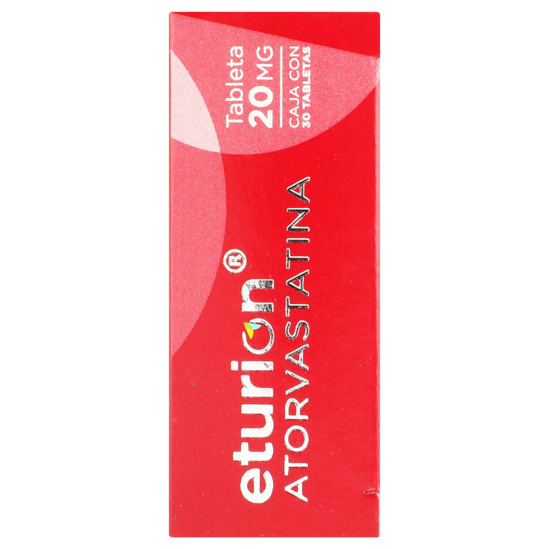 Eturion 20Mg Con 30 Tabletas (Atorvastatina) - WeCare Pharma