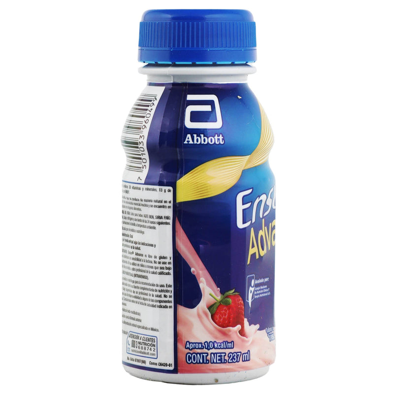 Ensure Advance Frasco 237Ml Fresa (Suplemento Alimenticio) - WeCare Pharma