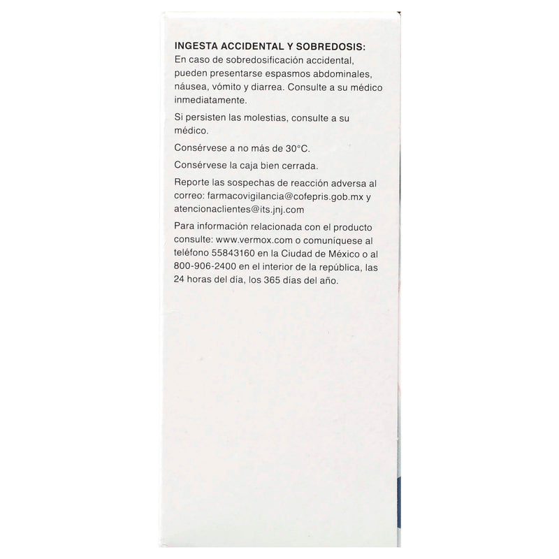 Vermox Suspensión Suspensión 20Mg/Ml 30Ml (Mebendazol) - WeCare Pharma