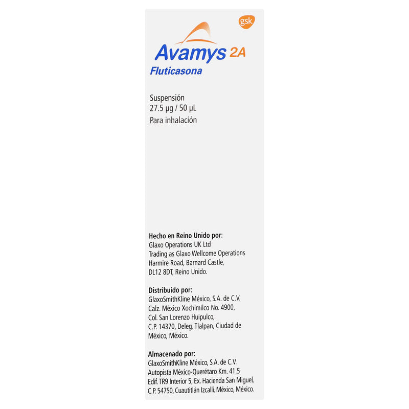 Avamys 2A Spray 27.5Mcg/50Mcg 120Disparos (Fluticasona) - WeCare Pharma