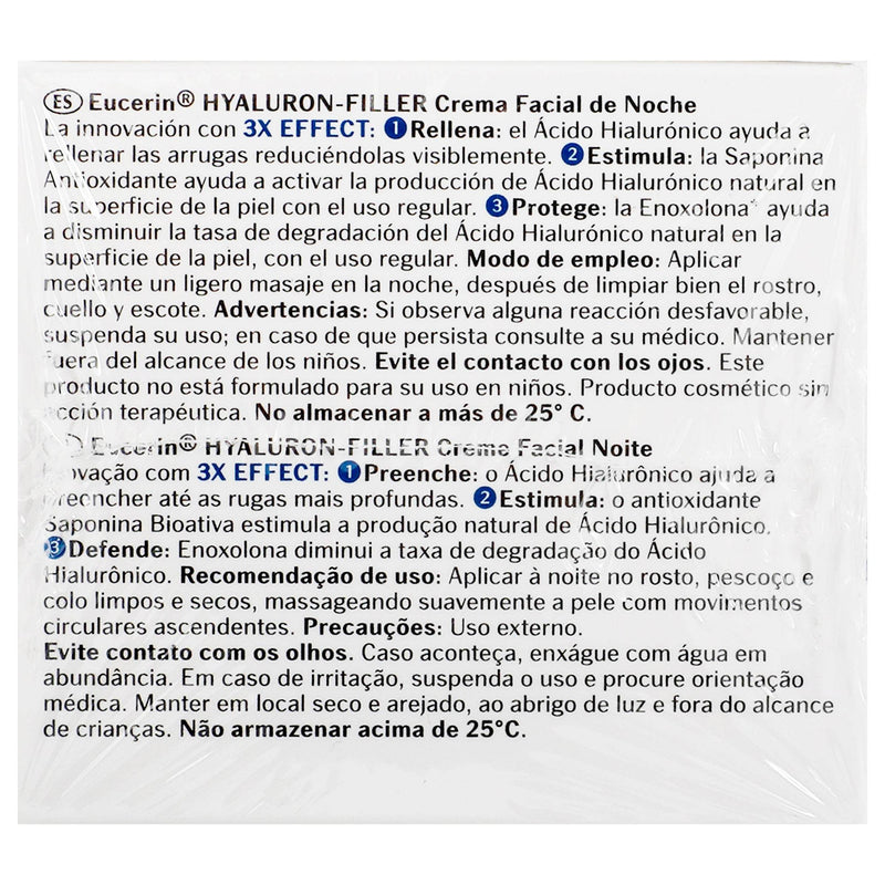 Eucerin Hyaluron-Filler Noche 50Ml - WeCare Pharma