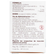 Misdapre Rac 10Mg/5Mg Con 14 Tabletas (Montelukast/Levocetirizina) - WeCare Pharma