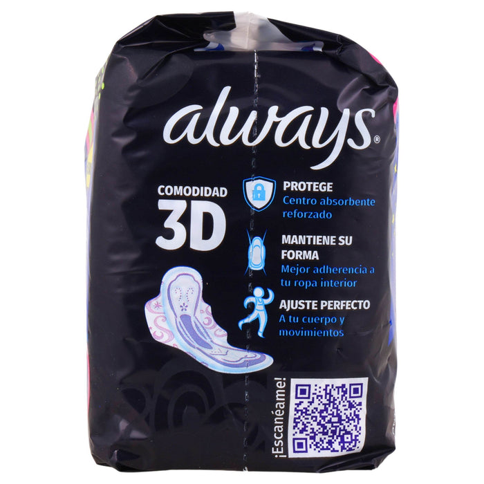 Toallas Always Noches Tranquilas Suave Con 8 - WeCare Pharma