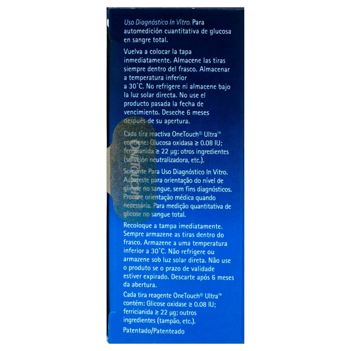 Onetouch Ultra Tiras Reactivas Con 50 - WeCare Pharma