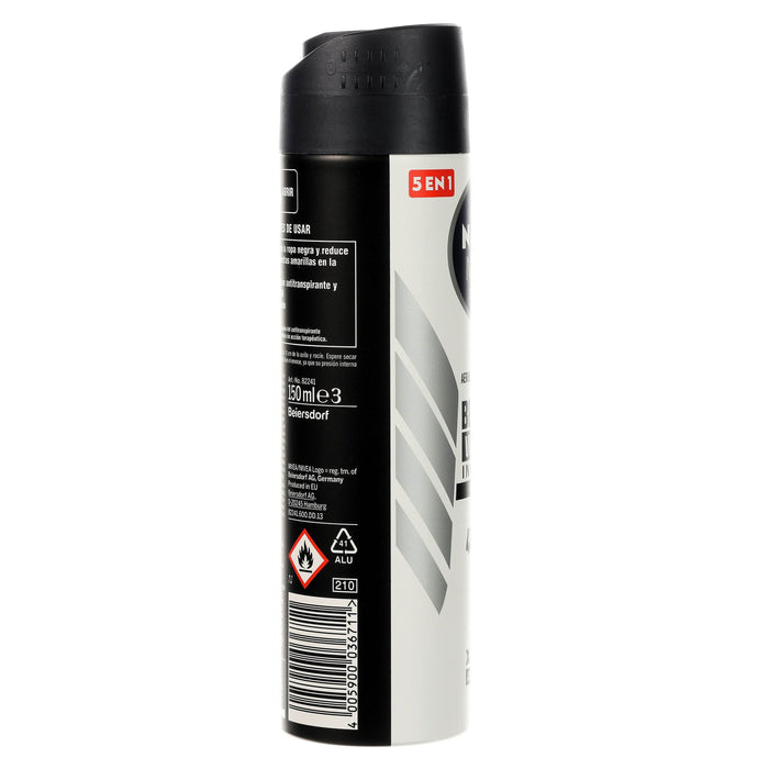 Nivea Men Black & White Aerosol 150Ml - WeCare Pharma