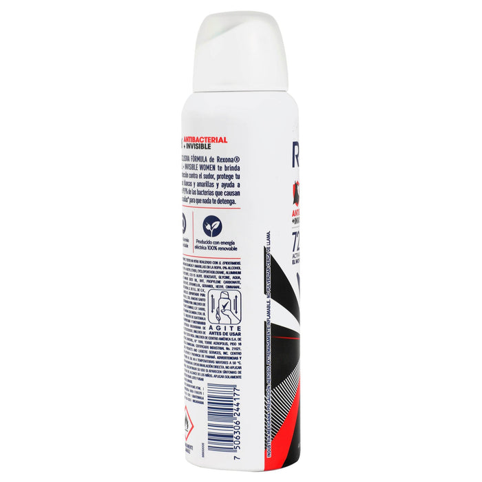 Desodorante Rexona Antibacterial Invisible Aerosol 150Ml - WeCare Pharma