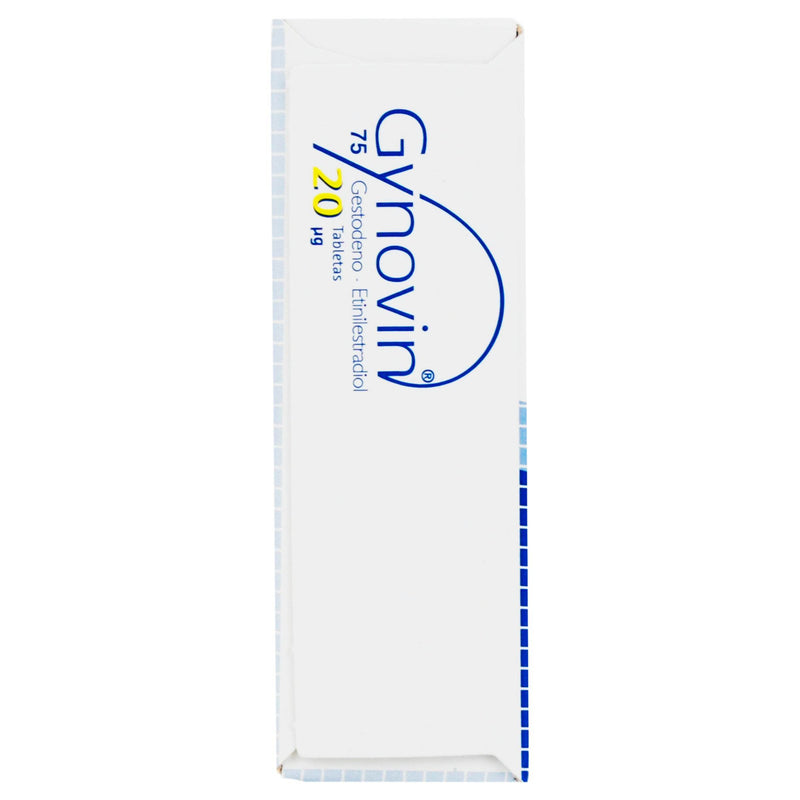 Gynovin (Gestodeno/Etinilestradiol) Tabletas 75Mcg/20Mcg Con 21 - WeCare Pharma