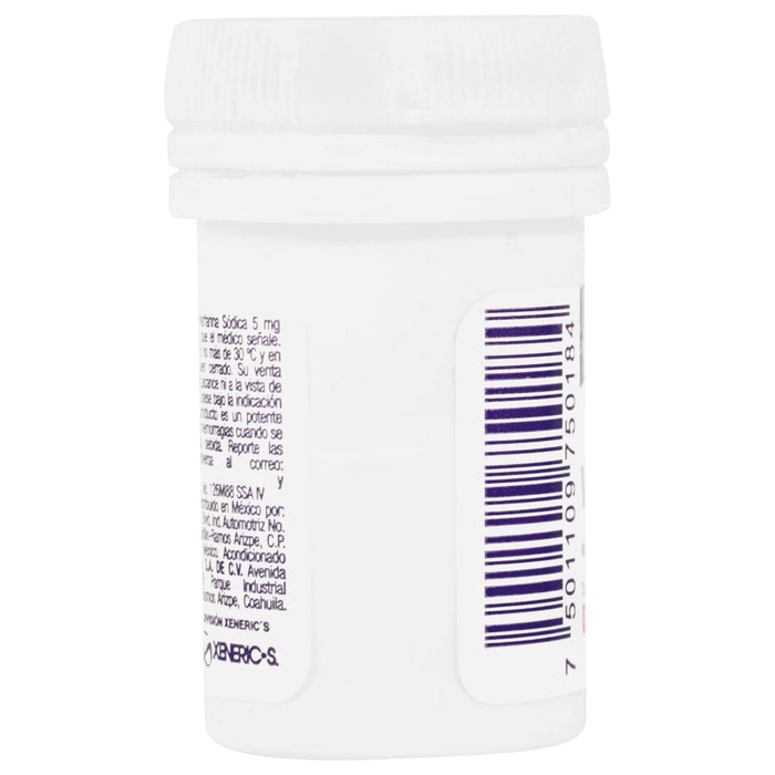 Warfarina 5Mg Con 25 Perrigo Tabletas - WeCare Pharma