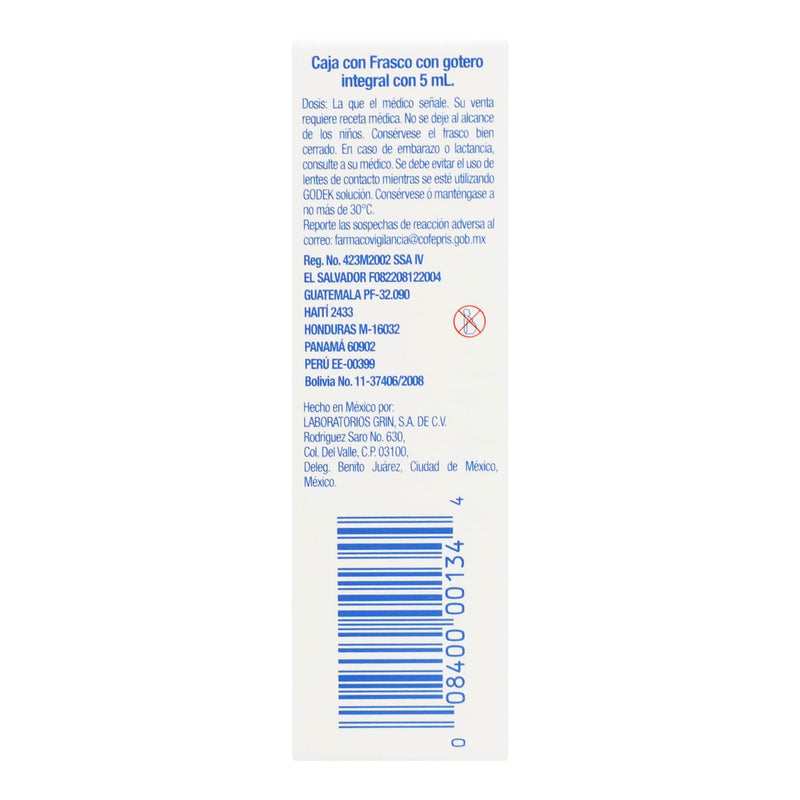 Godek Gotas 5Mg/Ml 5Ml (Ketorolaco Trometamina) - WeCare Pharma