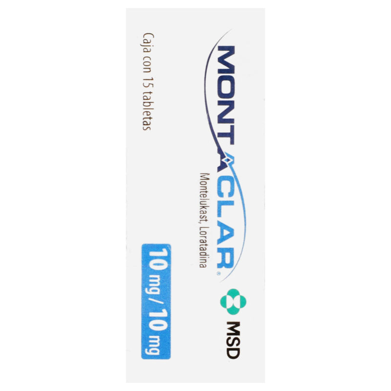 Montaclar 10Mg/10Mg Con 15 Tabletas (Montelukast/Loratadina) - WeCare Pharma