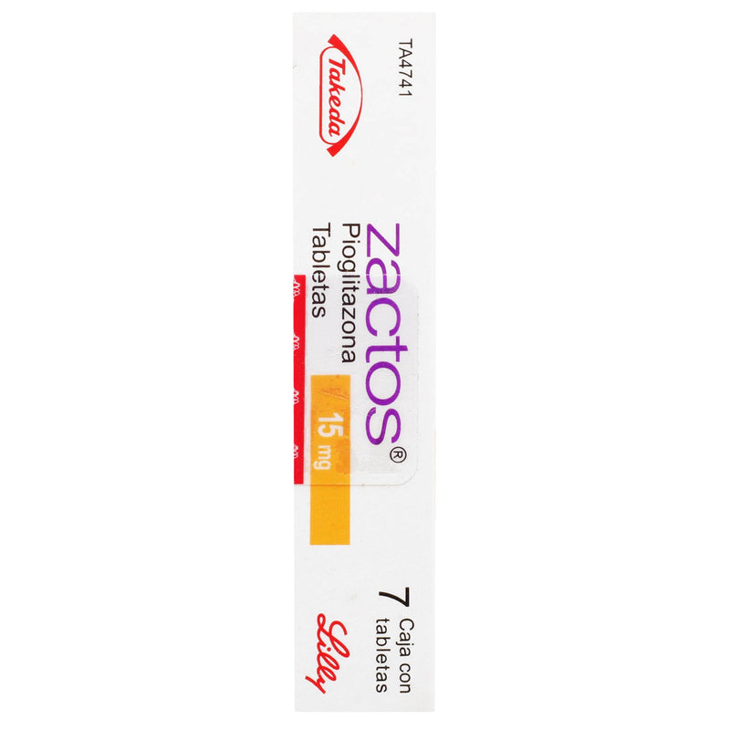 Zactos 15Mg Con 7 Tabletas (Pioglitazona) - WeCare Pharma