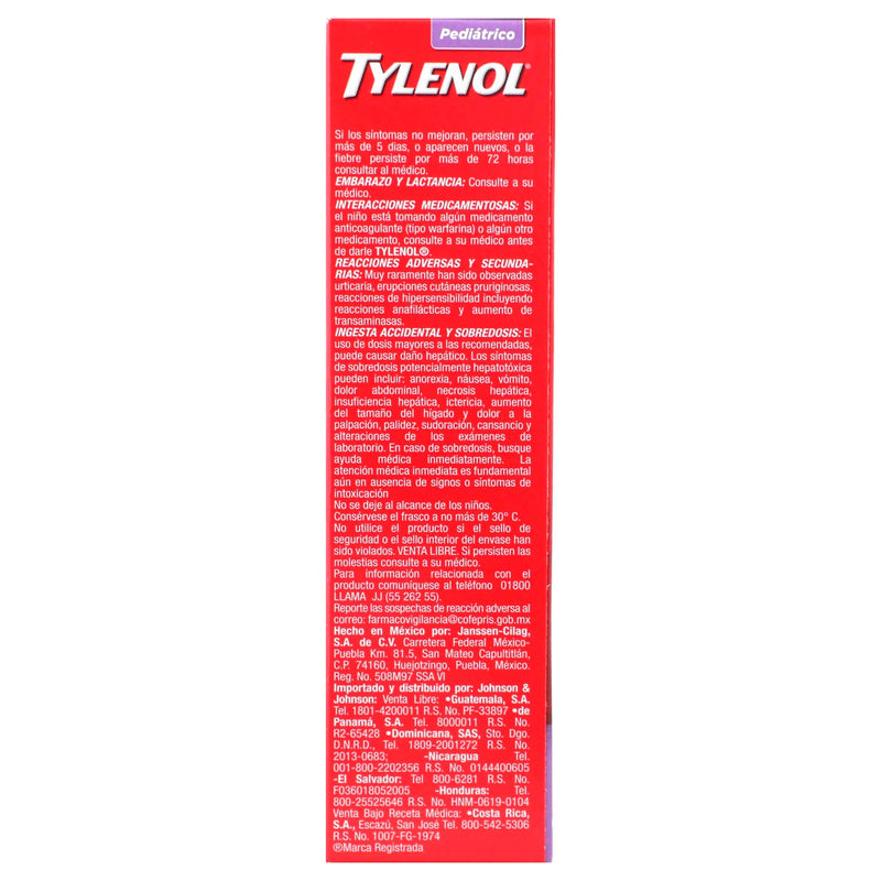 Tylenol Pediatrico Suspensión 100Mg/Ml (Paracetamol) - WeCare Pharma