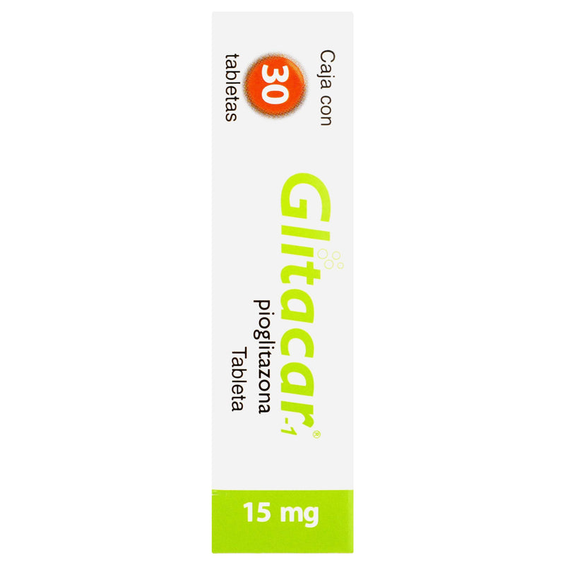 Glitacar-1 15Mg Con 30 Tabletas (Pioglitazona) - WeCare Pharma