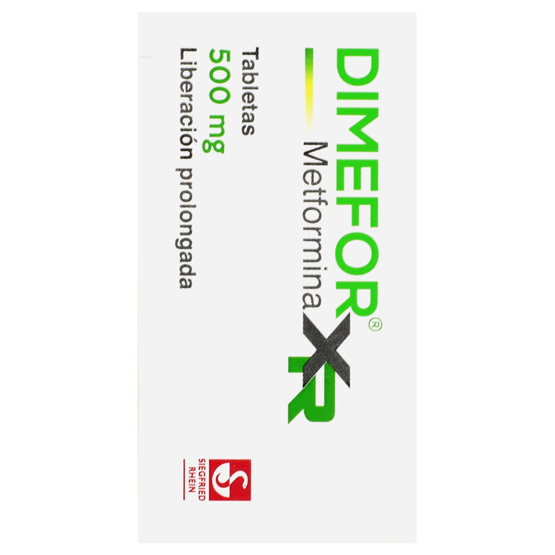 Dimefor Xr 500Mg Con 30 Tabletas (Metformina) - WeCare Pharma