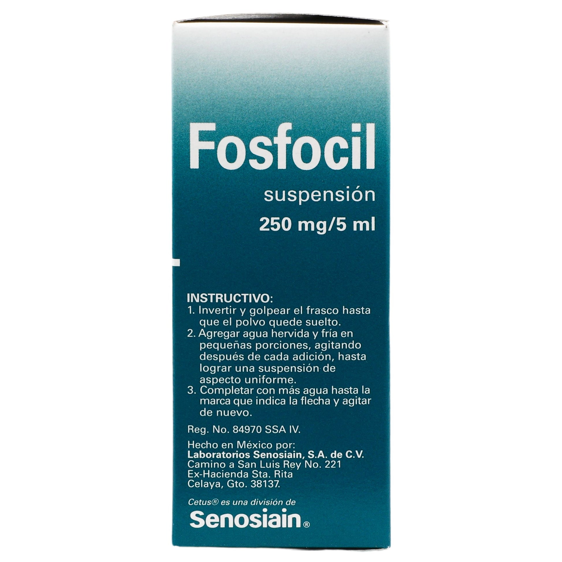 Fosfocil Suspensión 250Mg/5Ml 60Ml (Fosfomicina) 8 - 7501314701742