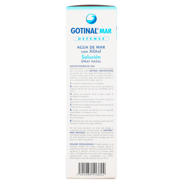 Gotinal Mar Defense Spray 100Ml (Agua De Mar/Xilitol) - WeCare Pharma