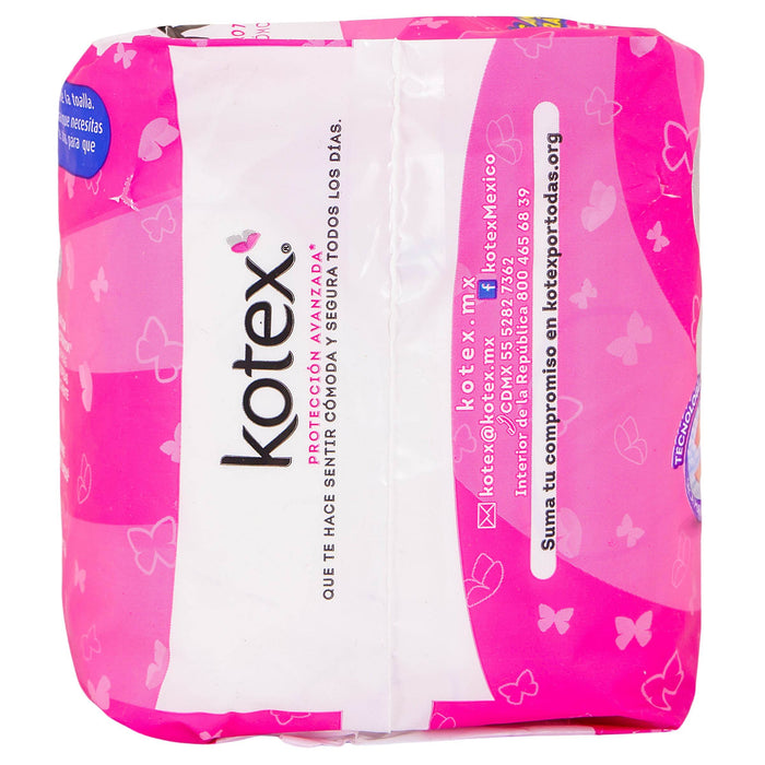 Toallas Kotex Maxi Nocturna Con Alas Con 10 - WeCare Pharma