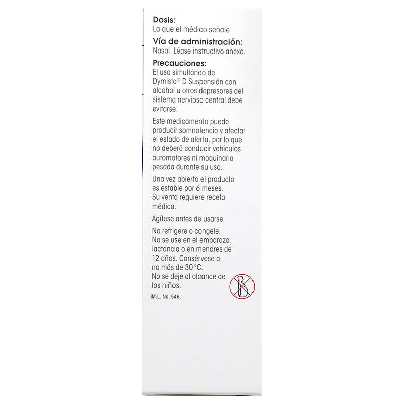 Dymista D Suspensión 0.1%/0.037% 25Ml (Azelastina/Fluticasona) - WeCare Pharma