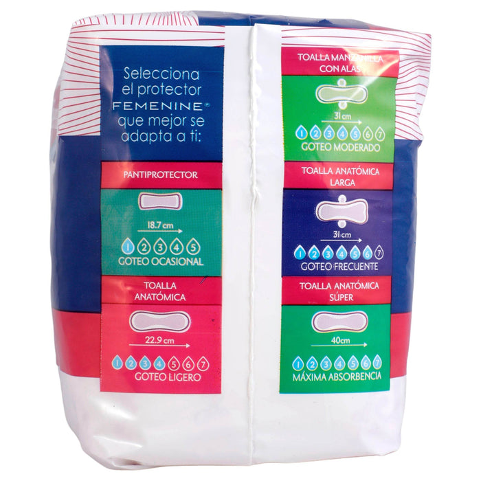 Toallas Depend Femenine Larga Con 10 - WeCare Pharma