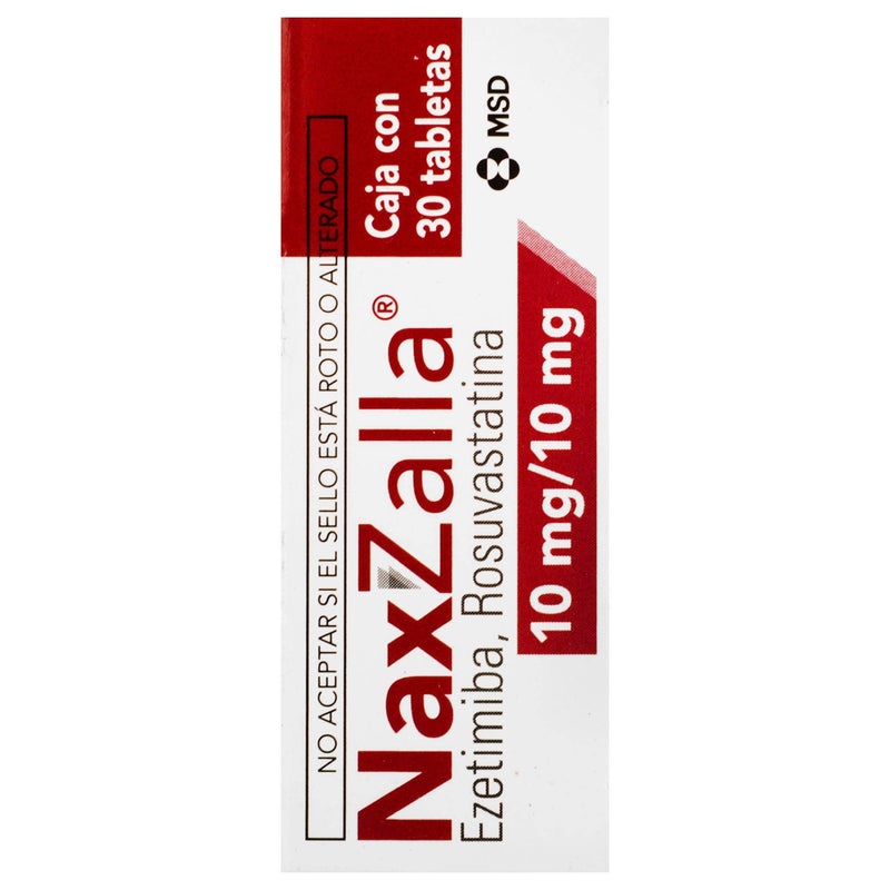 Naxzalla (Ezetimiba/Rosuvastatina)Tab 10Mg/10Mg C30 - WeCare Pharma