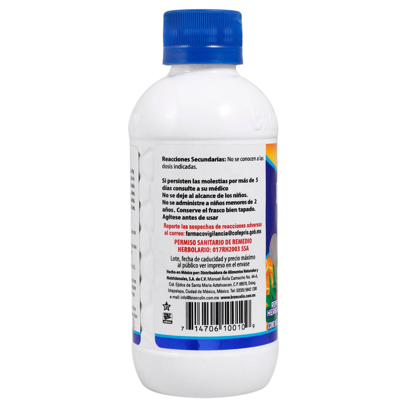 Broncolin Etiqueta Azul Jarabe 250Ml (Mezcla De Plantas) - WeCare Pharma