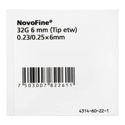 Aguja Estéril Novofine 32Gx6Mm Con 100 - WeCare Pharma