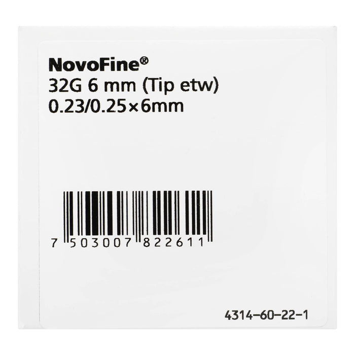 Aguja Estéril Novofine 32Gx6Mm Con 100 - WeCare Pharma