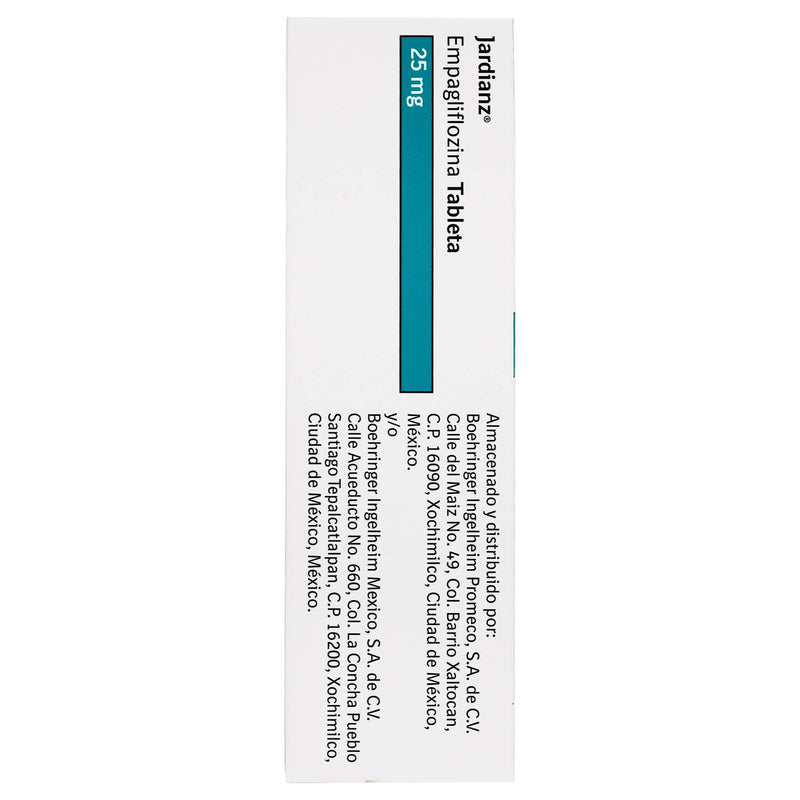 Jardianz 25Mg Con 30 Tabletas (Empagliflozina) - WeCare Pharma